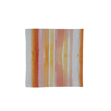 Happy Life Printed Napkin - Stripe Set of 4 Park Designs - The Fox Decor
